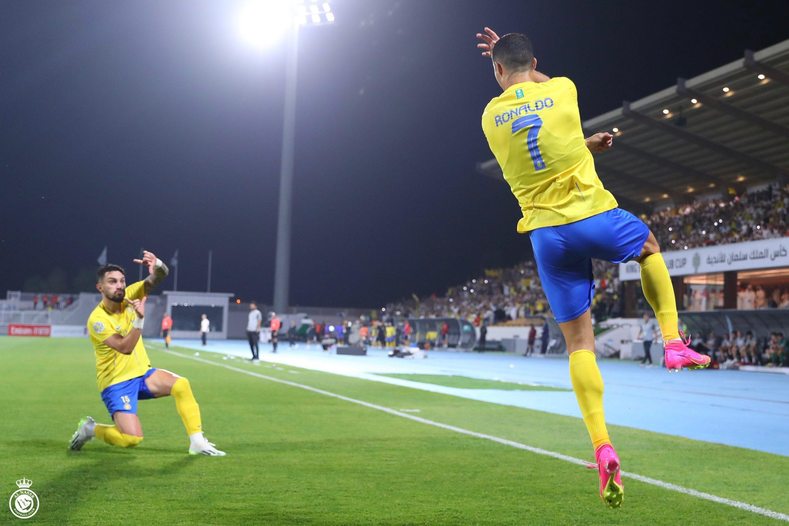 رونالدو يقود النصر إلى نهائي البطولة العربية بفوز صعب على الشرطة العراقي