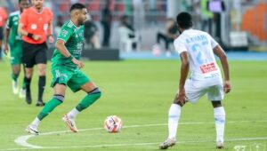 مباراة الأهلي والأخدود في الدوري السعودي للمحترفين 