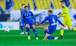 من مباراة سابقة للهلال أمام النصر